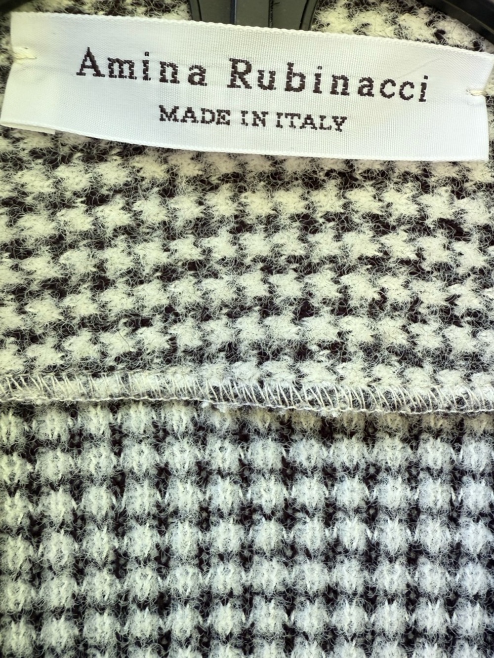 Amina Rubinacci houndstooth double-breasted jacket made in Italy - Picture 7 of 16